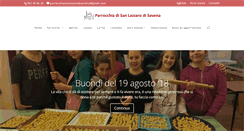 Desktop Screenshot of parrocchiasanlazzaro.it